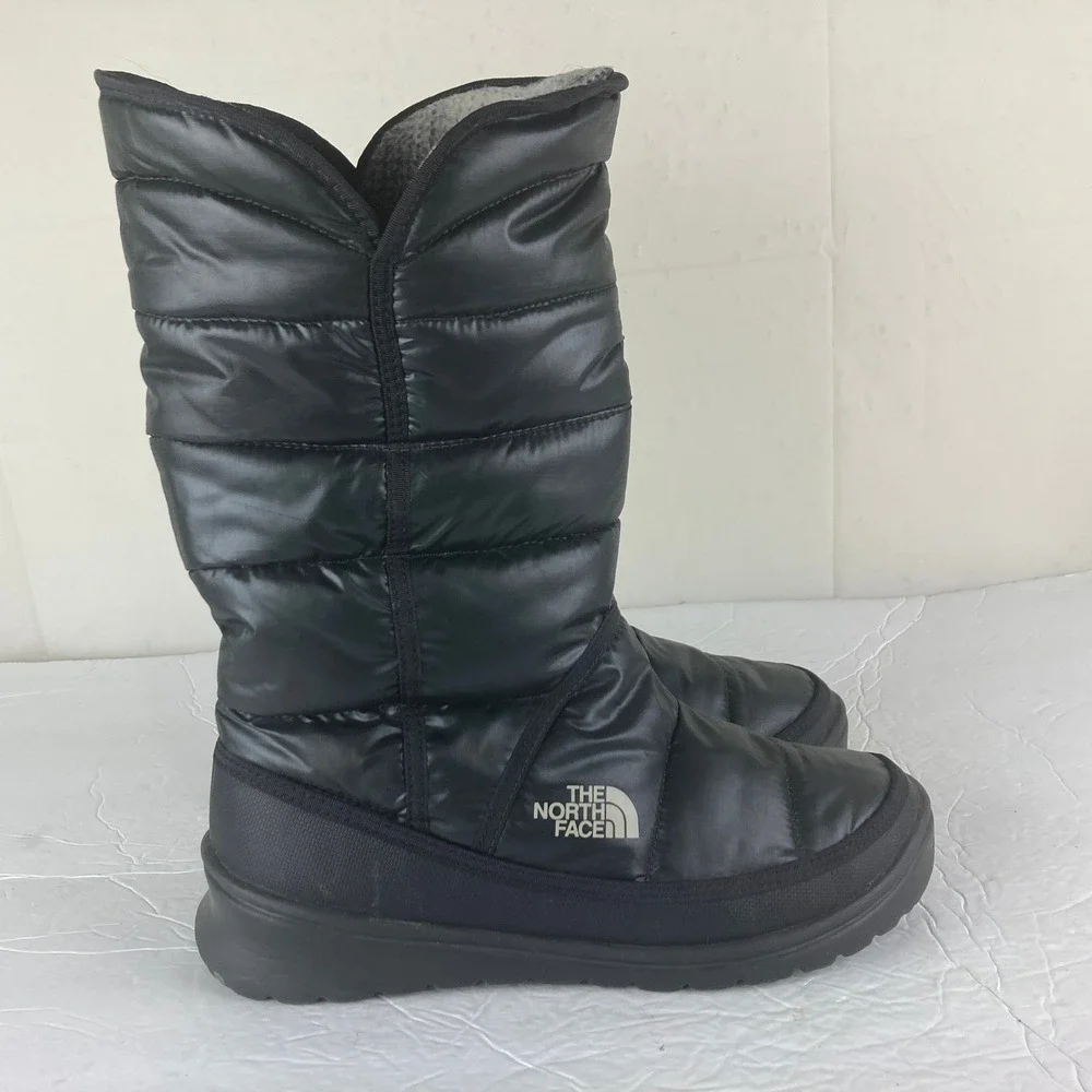 The North Face Nuptse Purna II Winter Boots Women 8 Black Waterproof Insulated